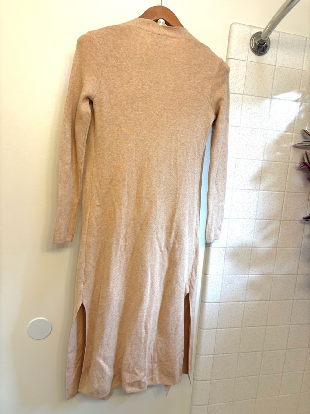 ruby moon Long Open Cardigan Duster Tan Orange Size XS Southwestern Loungewear - Picture 3 of 9